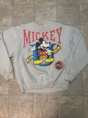 Disney Mickey Crewneck Vintage Oversized Large